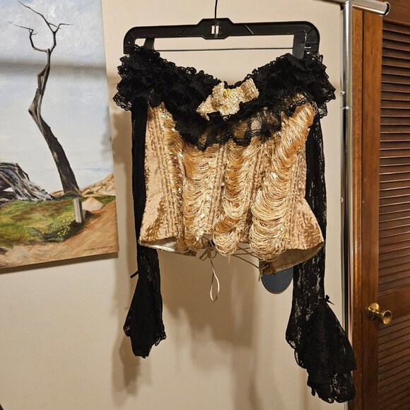 LACEMADE PHANTOM CANARY CORSET TOP NWT MEDIUM SIZE sold out on site - Picture 4 of 4